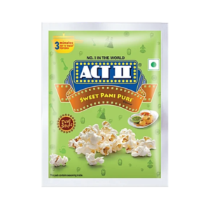 ACT II Instant Popcorn - Sweet pani Puri Flavour 59g