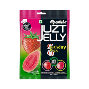 Alpenliebe Juzt Jelly Strawberry & Guava Assorted Candy 351.5g
