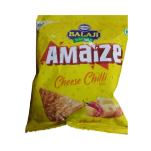 Balaji Amaize Cheese Chilli Nachos 5rs Pack