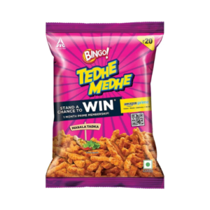 Bingo Tedhe Medhe Masala Tadka 20rs Pack