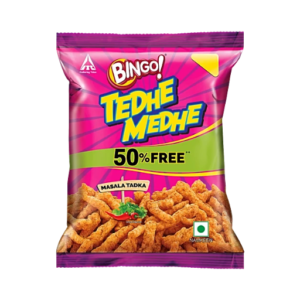 Bingo Tedhe Medhe Masala Tadka 5rs Pack