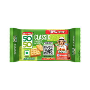 Britannia 50-50 Sweet & Salty Biscuits 28.4g