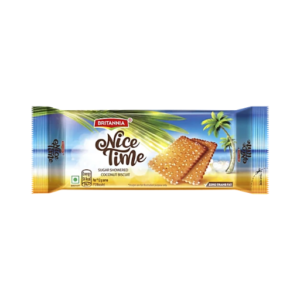 Britannia Nice Time Sugar Showered Coconut Biscuit