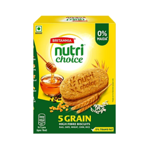 Britannia Nutri Choice 5 Grain Digestive High Fibre Biscuits 200g
