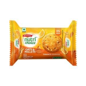 Britannia Nutri Choice Oats Orange & Almond Biscuits 75g