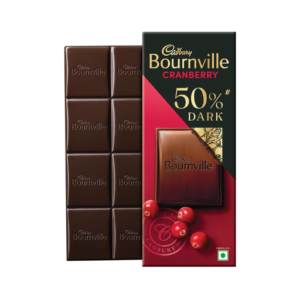 Cadbury Bournville Cranberry 50% Dark Chocolate Bar