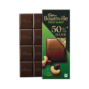 Cadbury Bournville Fruit & Nut 50% Dark Chocolate Bar