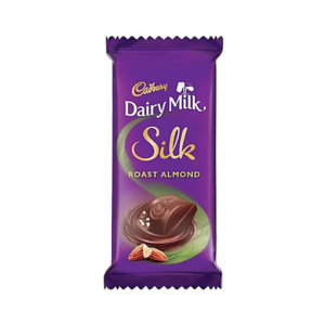 Cadbury Dairy Milk Silk Chocolate Bar - Roasted Almond 55g
