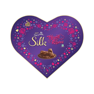 Cadbury Dairy Milk Silk Valentines Heart Shaped Gift Box 324g