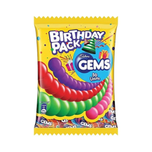 Cadbury Gems Birthday Pack Chocolate 178g