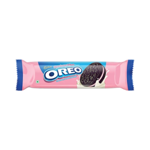 Cadbury Oreo Strawberry Creme Flavoured Chocolate Sandwich Biscuits, 116.9g