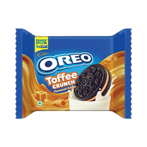 Cadbury Oreo Toffee Crunch Flavour Creme Sandwich Biscuit