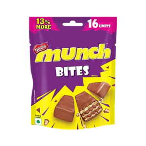 Nestle Munch Choco Coated Wafer Bites 158.4g