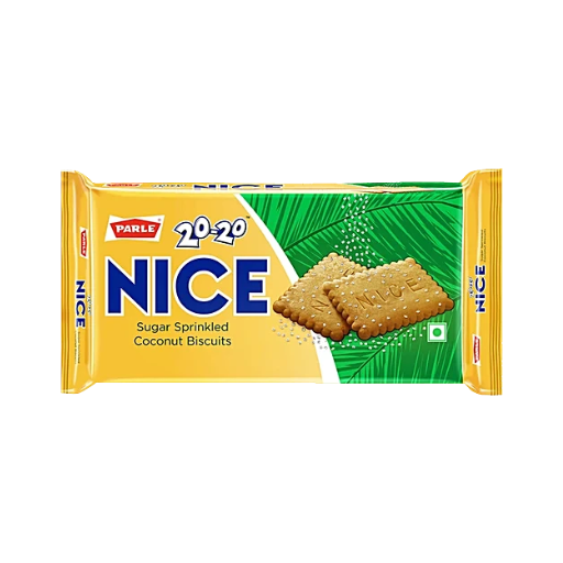 Parle 20-20 Nice Sugar Sprinkled Coconut Biscuits