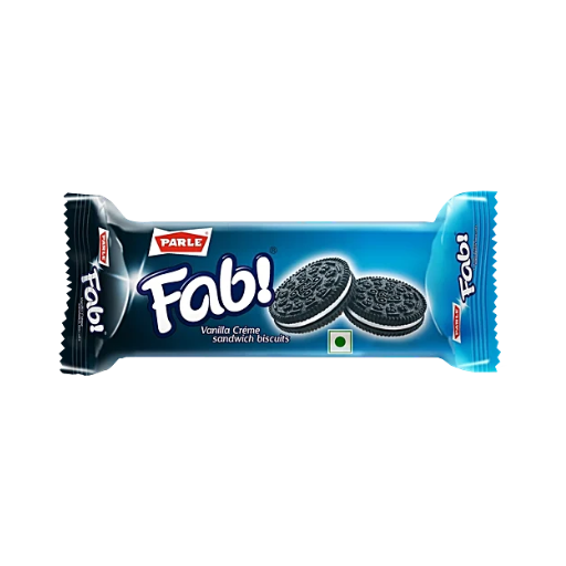 Parle Fab Vanilla Creme Sandwich Biscuits