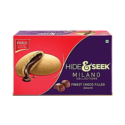 Parle Platina Hide & Seek Milano Collections Finest Choco Filled Biscuits
