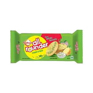 Sunfeast All Rounder - Thin, Light & Crunchy Potato Biscuit With Cream & Herb Flavour