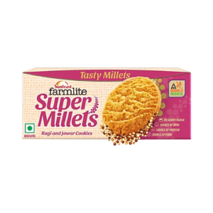 Sunfeast Farmlite Super Millets Ragi & Jowar Cookies 75g