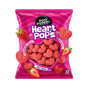Too Yumm! Strawberry Puffs Heart Pops 40g