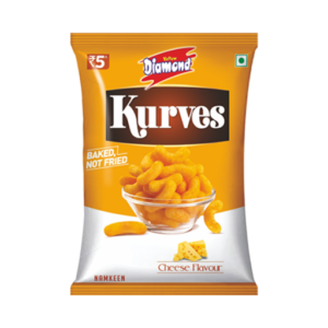 Yellow Diamond Kurves cheese Flavour 5rs Pack