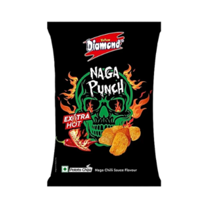 Yellow Diamond Naga Punch Chilli Sauce Flavour Potato Chips 75g