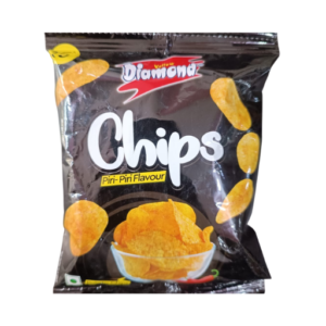 Yellow Diamond Piri Piri Flavour Potato Chips 5rs Pack