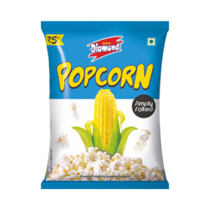 Yellow Diamond Plain Salted Popcorn 5rs Pack
