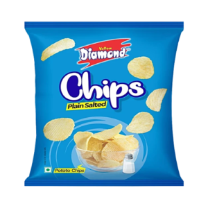 Yellow Diamond Plain Salted Potato Chips 10rs Pack