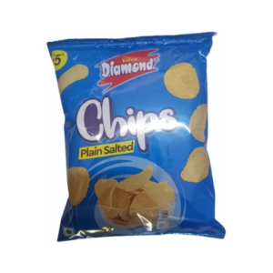 Yellow Diamond Plain Salted Potato Chips 5rs Pack