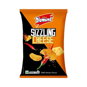 Yellow Diamond Sizzling Chilli Cheese Flavour Potato Chips 75g
