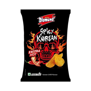 Yellow Diamond Spicy Korean Chilli Flavour Potato Chips 10rs Pack