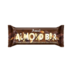 Amul Almond Bar - Almond Marshmallow Coated Creamy Milk Chocolate 35g
