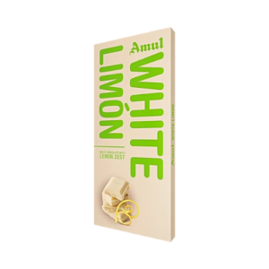 Amul White Limon Chocolate 150g