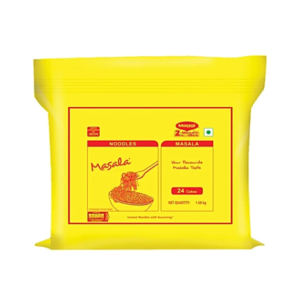 Maggi 2-Minute Instant Noodles Masala, 1.68 kg (24 Cakes)
