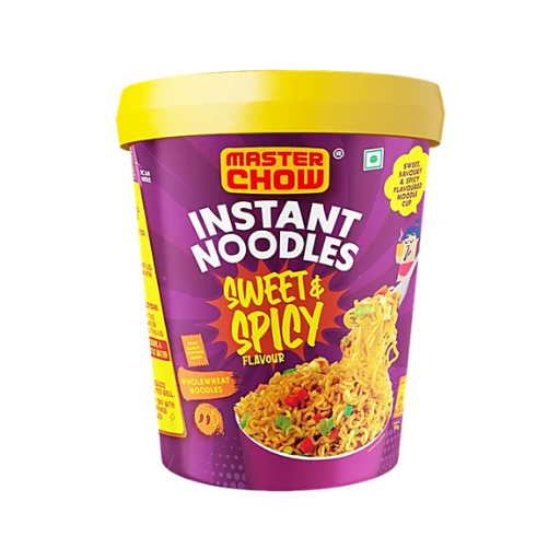 MasterChow Instant Cup Noodles - Sweet & Spicy, 100g