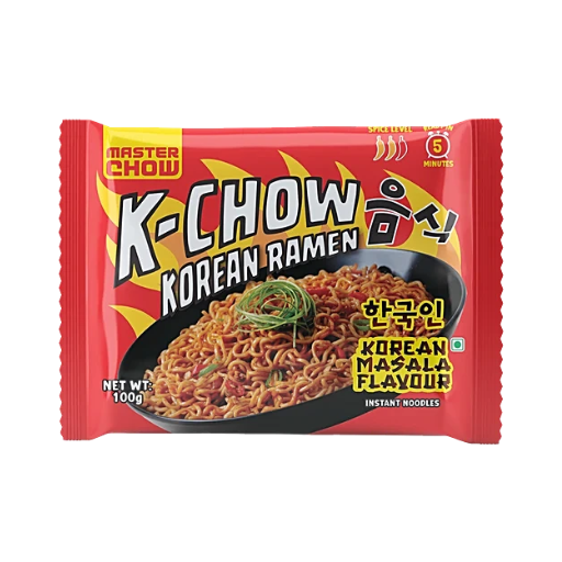 MasterChow Korean Ramen Masala Flavour Instant Noodles 100g