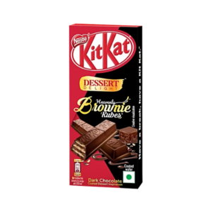Nestle Kitkat Dessert Delight Heavenly Brownie Kubes Coated Wafer - Dark Chocolate 50g