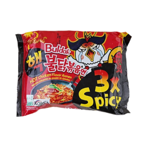 Samyang Buldak Instant Hot Chicken Ramen Noodles - 3X Spicy, 140g