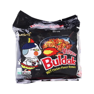 Samyang Buldak Instant Noodles - Hot Chicken Flavour Ramen (140g x 5Pcs) 700g