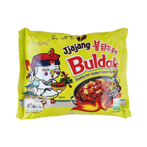 Samyang Buldak Jjajang Hot Chicken Flavour Ramen - With Korean Black Bean Sauce, 140g