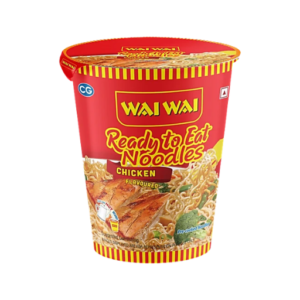 Wai Wai Chicken Flavoured Ready To Eat Cup Noodles 70g